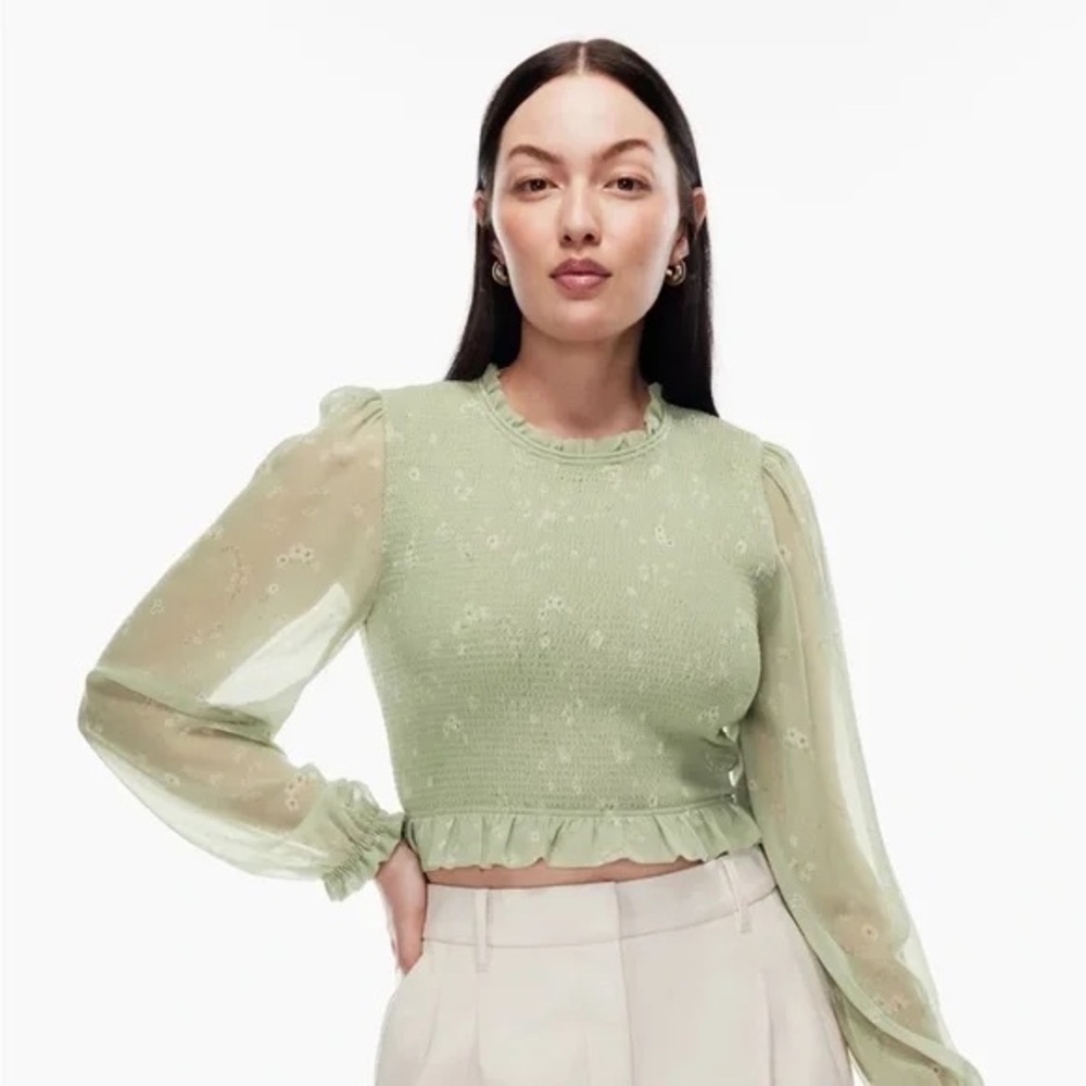 Wilfred Tempest Blouse (Green Floral)